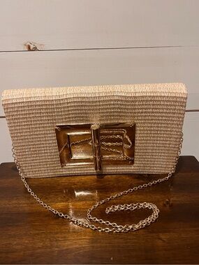 Lisi Lerch Straw Lillian Clutch